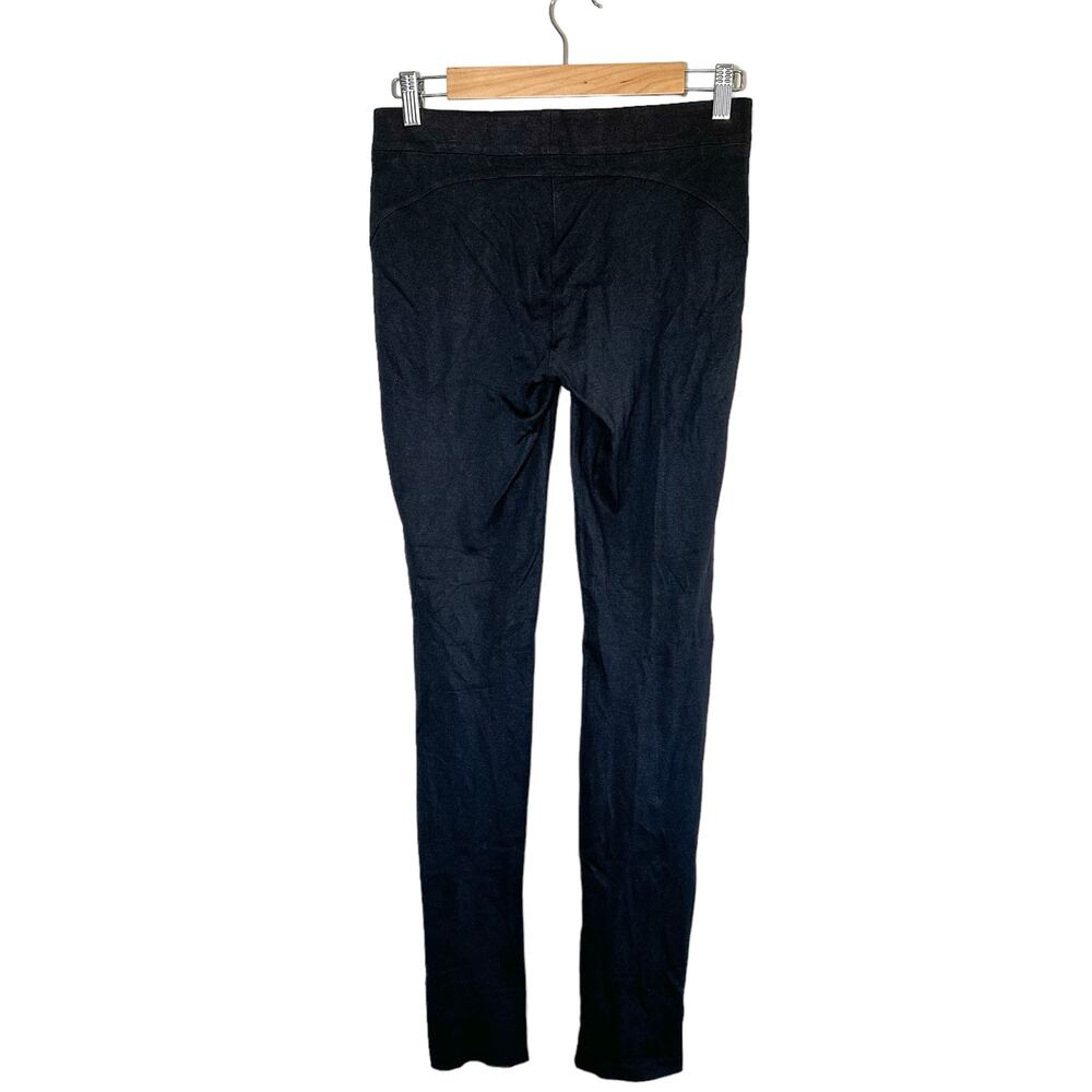 Helmut Lang Pull On Skinny Stretch Jegging Legging Pant in Black 4 - Picture 3 of 11